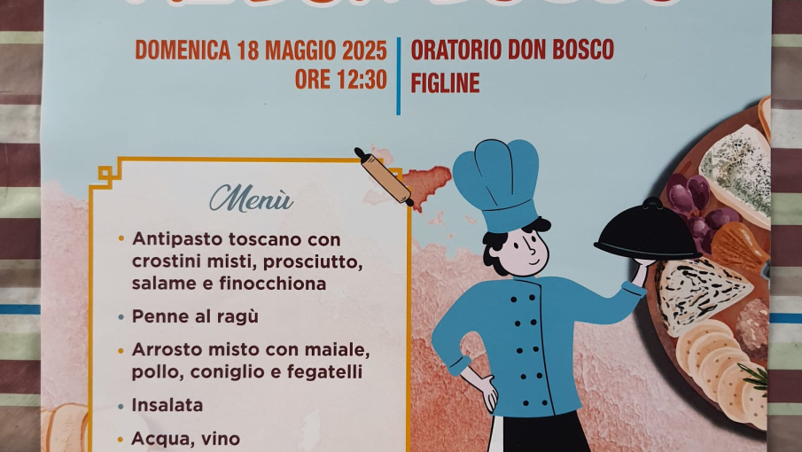18 Maggio - Pranzo al Don Bosco per il CALCIT Vno Fiorentino