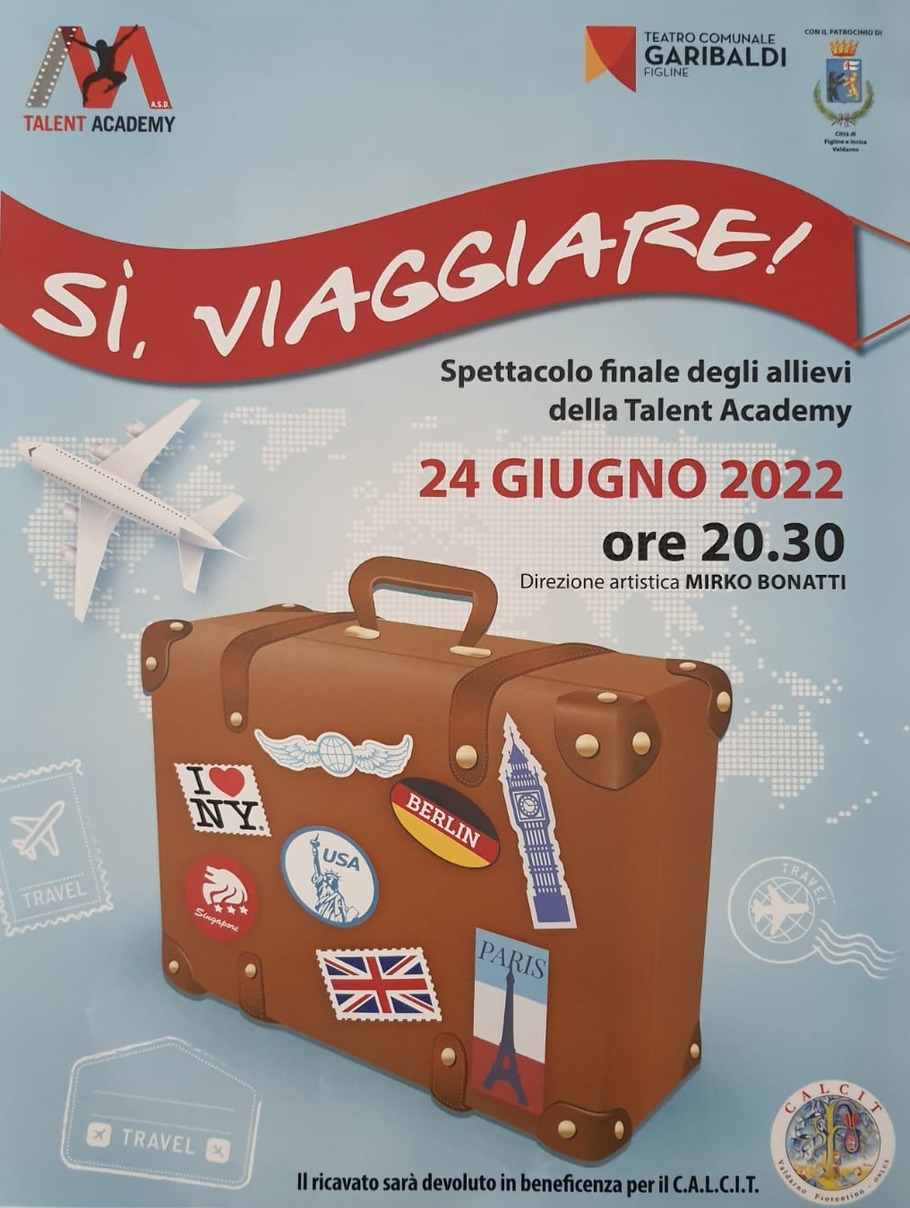 Targa in memoria del professor Bonatti nella serata della Talent Academy al Garibaldi